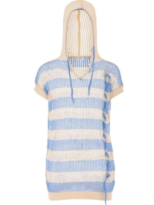 Foto van product SANIKA Trui lichtbeige / blauw