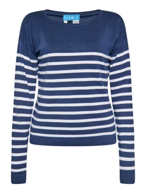 Foto van product SANIKA Trui navy / wit