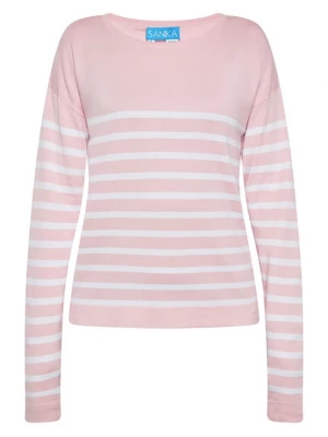 Foto van product SANIKA Trui rosa / wit