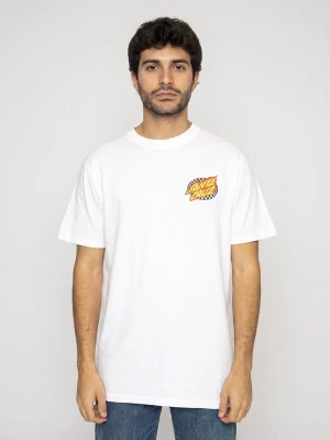 Foto van product Santa Cruz Shirt 'Goal Flame White' wit