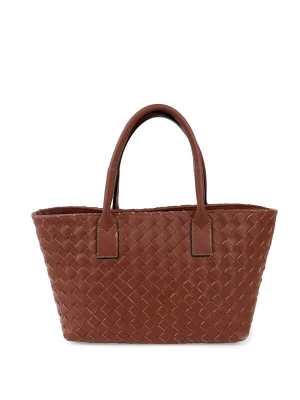 Foto van product SARA BY JG Handtas 'L'intrecciata' bruin