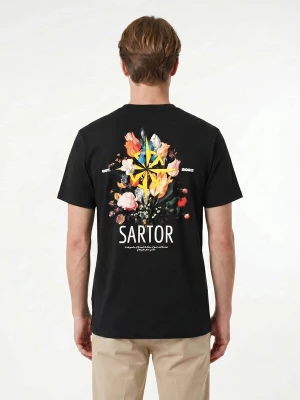 Foto van product SARTOR Shirt 'Floral Harmony' zwart