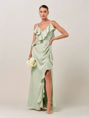 Foto van product Sável Avondjurk 'Eloise' pastelgroen