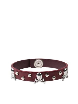 Foto van product Scalpers Armband bourgogne / zilver