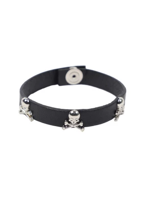 Foto van product Scalpers Armband zwart / zilver