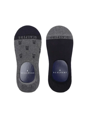 Foto van product Scalpers Enkelsokken navy / donkergrijs