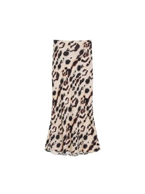 Foto van product Scalpers Rok 'Anicasi' beige / donkerbruin / bourgogne / zwart