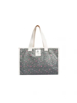 Foto van product Scalpers Shopper kaki / rosa / wit