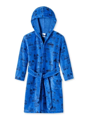 Foto van product SCHIESSER Badjas 'Autotraum' blauw / zwart