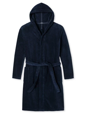 Foto van product SCHIESSER Badjas lang ' Essentials ' navy