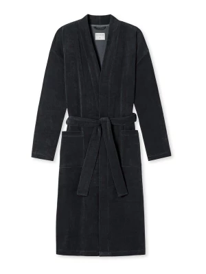 Foto van product SCHIESSER Badjas lang ' Feather Terry ' antraciet