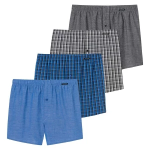 Foto van product SCHIESSER Boxershorts blauw / donkerblauw / grijs / donkergrijs / zwart