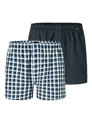 Foto van product SCHIESSER Boxershorts marine / wit