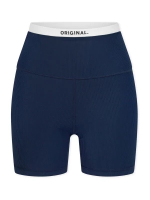 Foto van product SCHIESSER Broek ' High Waist Biker Doppelripp - Active ' donkerblauw