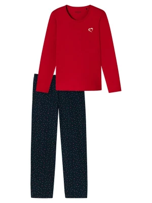Foto van product SCHIESSER Pyjama 'Family' donkerblauw / rood