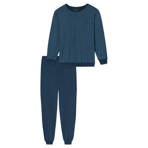 Foto van product SCHIESSER Pyjama lang ' Comfort Essentials ' donkerblauw