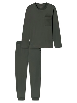 Foto van product SCHIESSER Pyjama lang donkergroen
