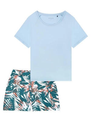 Foto van product SCHIESSER Pyjama 'Modern Nightwear' lichtblauw / gemengde kleuren