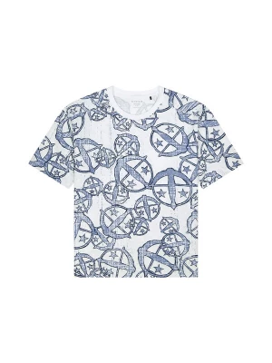 Foto van product SCHIESSER Shirt ' SCHIESSER 150 YEARS ' blauw / wit
