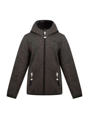 Foto van product Schmuddelwedda Fleece jas grijs gemêleerd