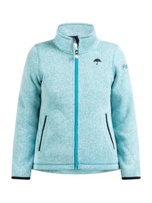 Foto van product Schmuddelwedda Fleece jas turquoise / zwart / wit