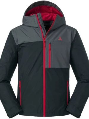 Foto van product Schöffel Outdoorjas 'Winterhude' grijs / rood / zwart