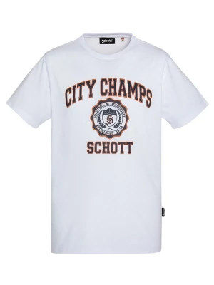 Foto van product Schott NYC Shirt cognac / zwart / wit