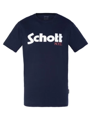 Foto van product Schott NYC Shirt donkerblauw / rood / wit