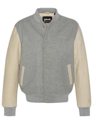 Foto van product Schott NYC Tussenjas 'Lcusa' beige / grijs gemêleerd