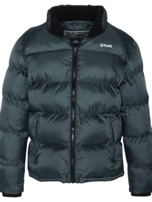 Foto van product Schott NYC Winterjas 'Idaho' donkergroen / wit
