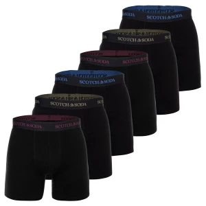 Foto van product SCOTCH & SODA Boxershorts blauw / donkerrood / zwart