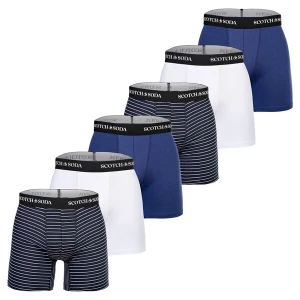 Foto van product SCOTCH & SODA Boxershorts blauw / zwart / wit