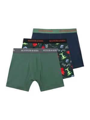 Foto van product SCOTCH & SODA Boxershorts navy / smaragd / spar / rood