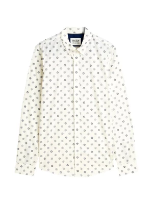 Foto van product SCOTCH & SODA Overhemd beige / donkergrijs
