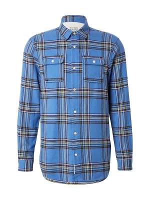 Foto van product SCOTCH & SODA Overhemd blauw denim / geel / bordeaux / offwhite