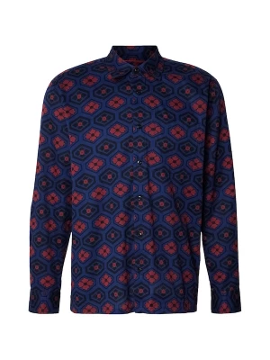Foto van product SCOTCH & SODA Overhemd navy / bourgogne / zwart