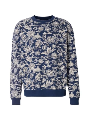 Foto van product SCOTCH & SODA Sweatshirt ecru / donkerblauw
