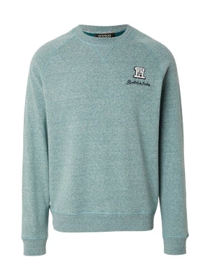 Foto van product SCOTCH & SODA Sweatshirt petrol / zwart / wit