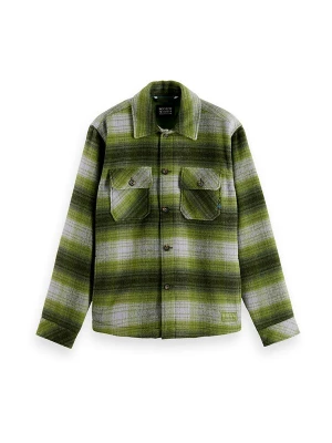 Foto van product SCOTCH & SODA Tussenjas lichtgrijs / kiwi / donkergroen