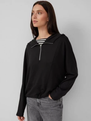 Foto van product Scuba hoodie met vleermuismouwen en verstelbare zoom s.Oliver zwart