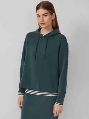 Foto van product Scuba hoodie met zijsplitten s.Oliver groen