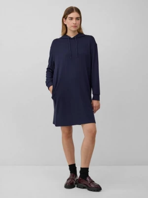 Foto van product Scuba-jurk met steekzakken en capuchon s.Oliver blauw