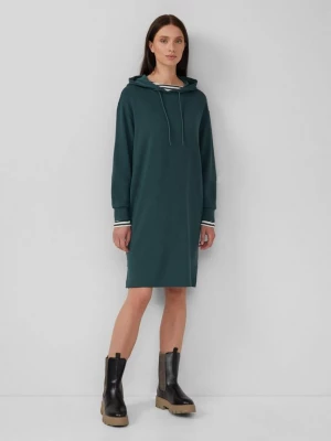 Foto van product Scuba-jurk met steekzakken en capuchon s.Oliver groen