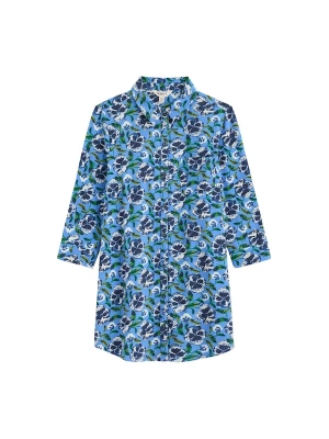 Foto van product Seasalt Cornwall Blouse 'Dove Plant' blauw / donkerblauw / groen / wit