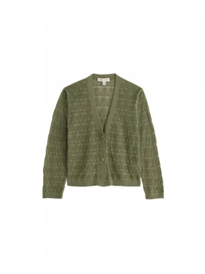Foto van product Seasalt Cornwall Gebreid vest 'Sweet Day' groen