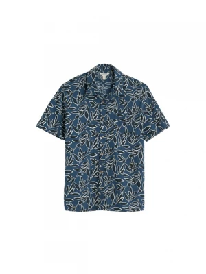 Foto van product Seasalt Cornwall Overhemd 'Palores' nachtblauw / donkerblauw / wit