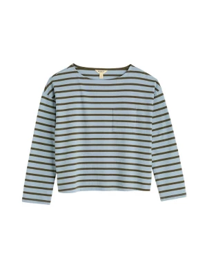 Foto van product Seasalt Cornwall Shirt 'Beach Boat' blauw / donkergroen