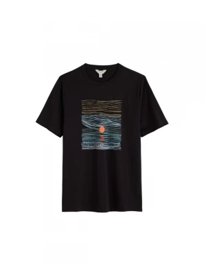 Foto van product Seasalt Cornwall Shirt 'Midwatch' petrol / oranje / mandarijn / zwart