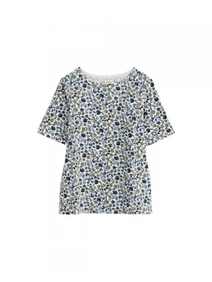 Foto van product Seasalt Cornwall Shirt 'Poisson' marine / cyaan blauw / ombergrijs / pastelgroen