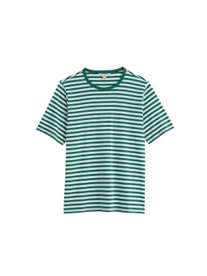 Foto van product Seasalt Cornwall Shirt 'Seven Seas Sailor' groen / wit